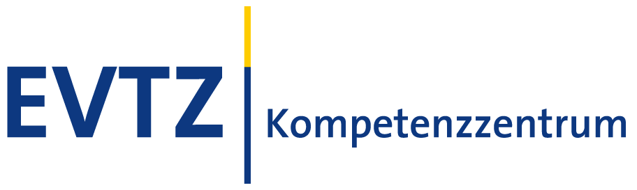 Logo EVTZ-Kompetenzzentrum, Viadrina Center B/ORDERS IN MOTION, Europa-Universität Viadrina, Frankfurt (Oder)